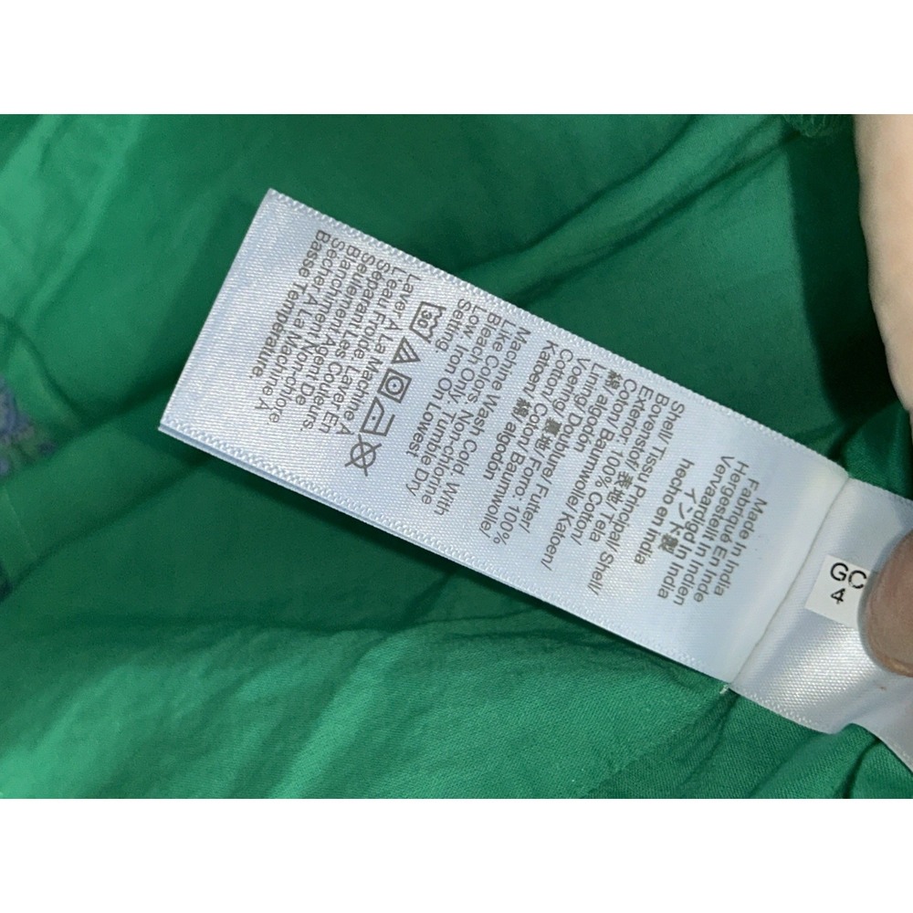 J. Crew Teal Floral Mini Dress - Picture 6 of 9
